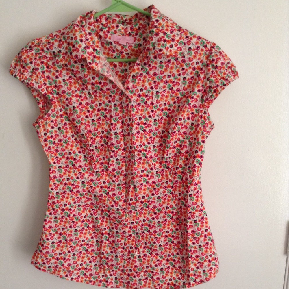 Lily Pulitzer floral blouse